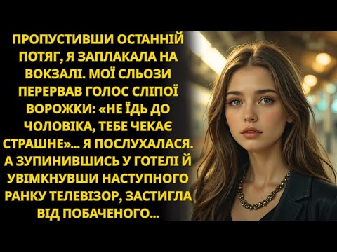 Видео: Запізнення врятувало тебе, — сказала сліпа ворожка на вокзалі  Вранці я побачила чоловіка серед заар