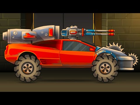 Видео: КРАСНАЯ Машина Earn to Die 2 #5 Гоночная тачка против зомби на канале Машинки Кида