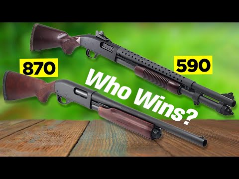 Видео: Mossberg 590 против Remington 870 — ДАЖЕ НЕСПРАВЕДЛИВО.