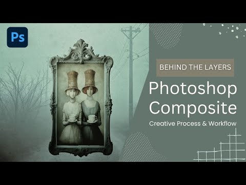 Видео: Photoshop Composite | За слоями | Творческий процесс и рабочий процесс