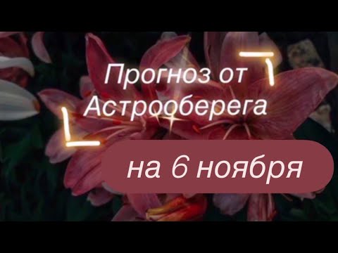 Видео: Лера Астрооберег делает прогноз на 6 ноября. Смотрите сейчас! Главные енергии дня!