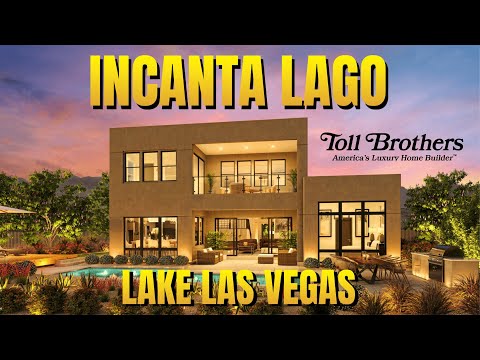 Видео: Потрясающие роскошные новые дома на продажу в Incanta Lago от Toll Brothers, Лейк-Лас-Вегас, Хенд...