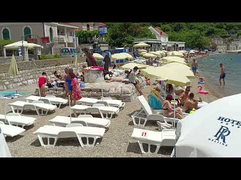 Видео: #Portofino. #Montenegro. Пляжи Херцег нови. обзор. июль 24