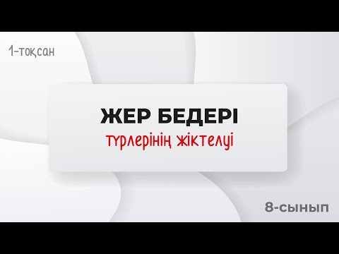 Видео: Жер бедері түрлерінің жіктелуі. ЭНДОГЕНДІК, ЭКЗОГЕНДІК ҮДЕРІСТЕР | 8-сынып | 1-тоқсан | ГЕОГРАФИЯ