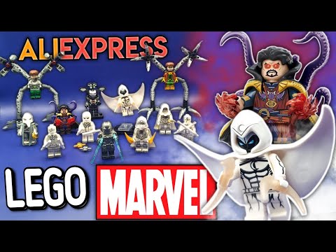 Видео: LEGO MARVEL из Китая #13▷ЛЕГО ЛУННЫЙ РЫЦАРЬ и редкие минифигурки
