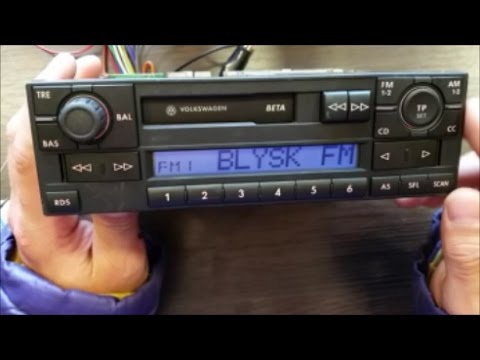 Видео: Делаем AUX вход для магнитолы VW Beta 5, Blaupunkt