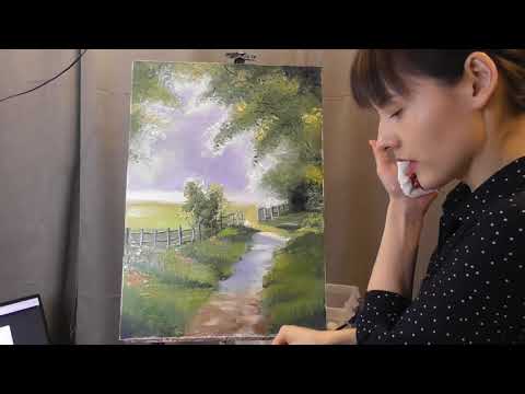 Видео: Про дописывание картин маслом. Художник Фания Сахарова