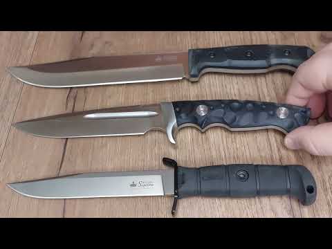 Видео: Три легендарных ножа отечественного производителя! Ножи которые дарят эмоции!