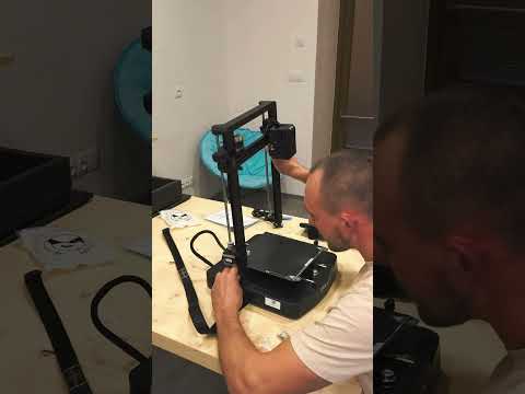 Видео: Распаковка, сборка, настройка, первый запуск CREALITY ENDER 3, 3D PRINTER