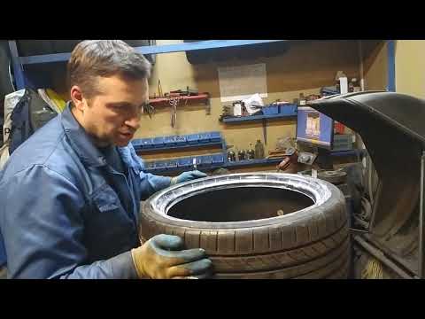 Видео: Переобуваем 35-й профиль Run flat