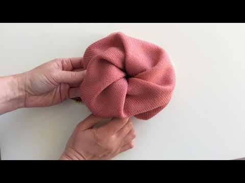 Видео: Шапка без швов с перекрученой макушкой