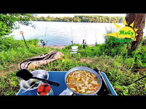 Видео: Рыбалка на Донки. Летом в Жару на Волге