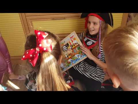 Видео: Пиратский квест на детский день рождения у себя дома.