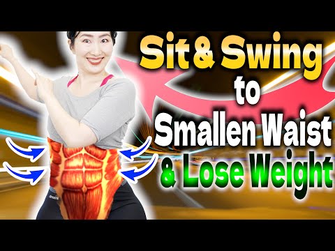 Видео: Сиди и качайся, чтобы сделать талию тонкой и похудеть!