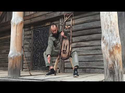 Видео: Небольшой обзор на "ритуальную" тальхарпу "Драуг"  "Draug, Draugr"