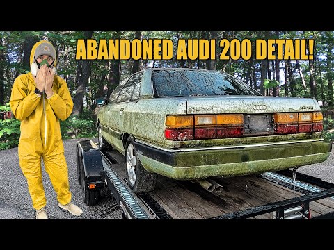 Видео: Скотный двор Бедствия Найти | ЗАБРОШЕННЫЙ Audi 200 Первая стирка за 15 лет | Реставрация автомобилей