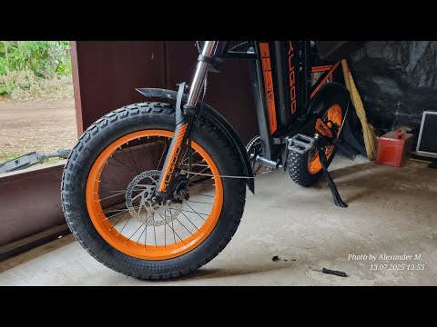 Видео: Установил на переднее колесо покрышку Blackcat A838 20x4,0 на Kugoo Kirin V6