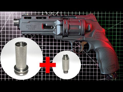 Видео: Болт и штифт клапана зажигания Umarex HDR50 Tuning в сравнении со стандартным