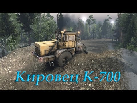 Видео: SpinTires обзор мода ( Кировец К-700 )