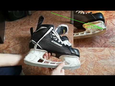 Видео: BAUER Supreme s140 - Хоккейные коньки начального уровня. Обзор и отзыв