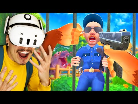 Видео: НЕПОСЛУШНАЯ ОБЕЗЬЯНА СБЕЖАЛА ИЗ КЛЕТКИ!! (I Am Monkey VR)