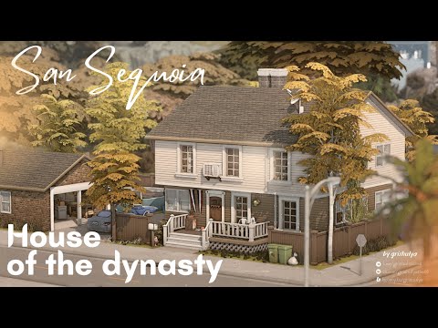 Видео: Династийный домик 🍂| Строительство | The Sims 4 | No CC