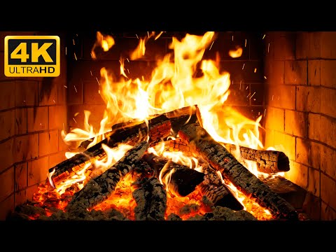 Видео: 🔥 КАМИН для уюта: горящие дрова и потрескивающий огонь для концентрации (Fireplace 4K)