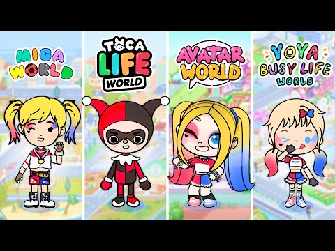 Видео: ХАРЛИ КВИНН В АВАТАР ВОРЛД vs ТОКА БОКА | Pazu vs Toca Life World | Harley Quinn