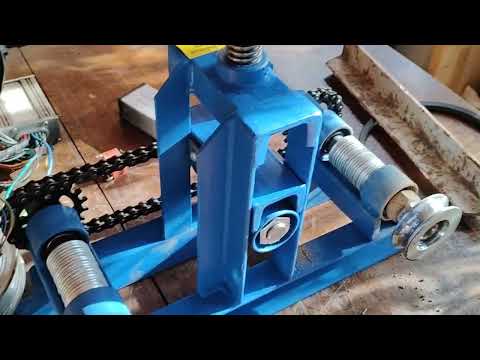 Видео: Трубогиб с колесом от гироскутера. DIY. 1 часть.