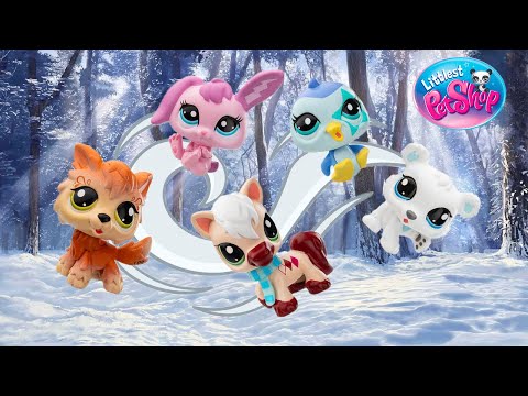 Видео: ЗИМА ПРИШЛА И НОВЫХ ПЕТОВ ПРИНЕСЛА / Распаковка зимнего набора Littlest Pet Shop LPS G7