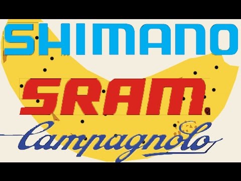 Видео: Сравнение: SHIMANO против SRAM против CAMPAGNOLO
