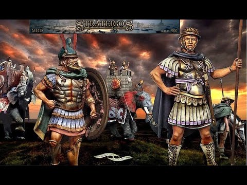 Видео: Total War: Rome II - мод Strateigos - Пирр Эпирский. # 12. Рим должен быть уничтожен!!!