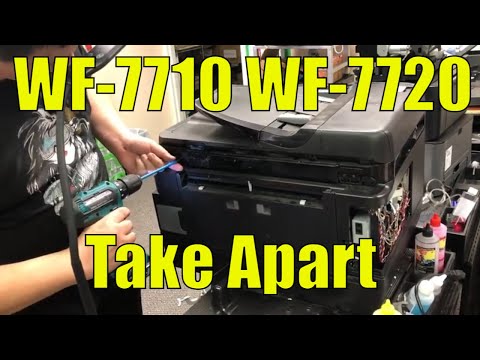 Видео: Распаковка WF-7710 WF-7720 - Как снять чехол и сканер с Epson WorkForce