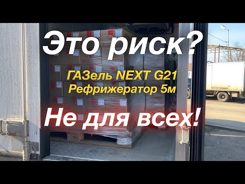 Видео: Перевозки это риск ГАЗель NEXT G2,5 Рефрижератор 5м