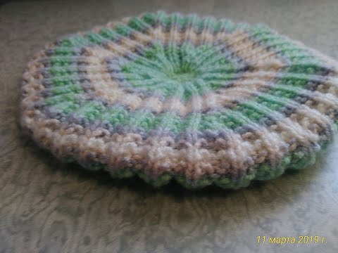 Видео: Берет спицами.Все подробно с расчетами.