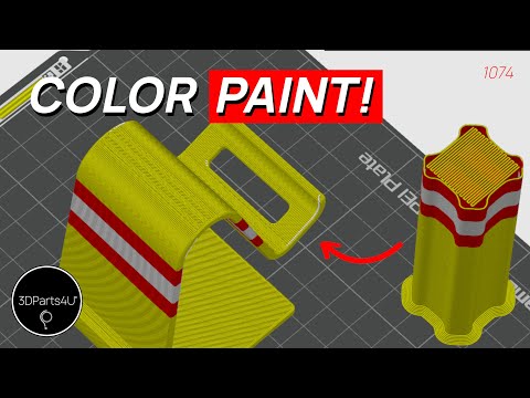 Видео: 🖌 Bambu Studio Color Painting — Многоцветная 3D-печать — Учебное пособие Bambu Studio