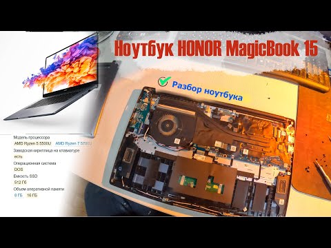 Видео: Ноутбук HONOR MagicBook 15 обзор и разборка на 2024 год