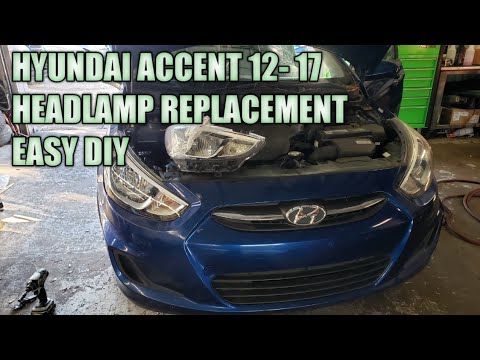 Видео: Замена фар Hyundai Accent