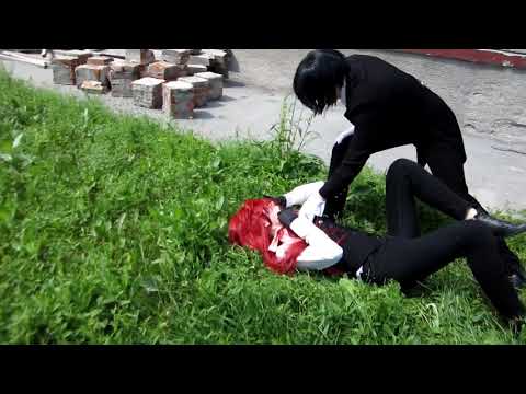 Видео: Imperium Theater - Black Butler  битва между Себастьяном Михаэлисом и Греллем Сатклиффом.