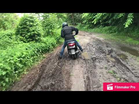 Видео: Yamaha vox and Honda joker off-road!Оффроуд на скутерах!