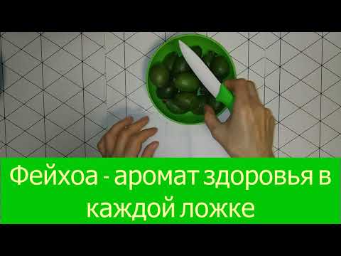 Видео: Фейхоа с медом или сахаром - вкусно и полезно