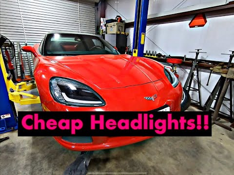 Видео: Дешевое обновление фар для Corvette C6 №2