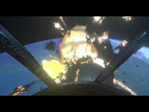 Видео: Space Battle VR Земля удар третий #8