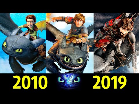 Видео: 😎 Иккинг - Эволюция (2010 - 2019) ! Как Приручить Дракона 🐲!