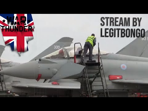 Видео: Штурмим авиацию на Typhoon FGR.4 в #warthunder 1440р