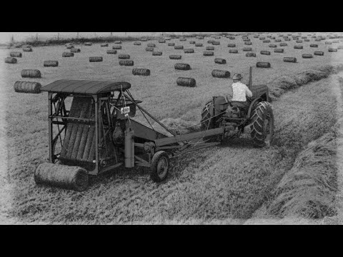 Видео: Первые рулонные пресс-подборщики. Фильм из серии "История сельхозтехники".