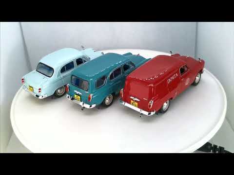 Видео: Из гадкого утенка в прекрасного лебедя. Доработка моделей Москвичей конца 50-х начала 60-х