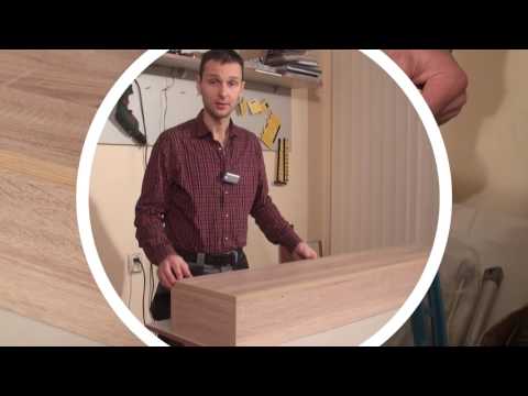 Видео: Установка мебельных петель на фасад с помощью шаблона РШП-35Б (ARVANT)