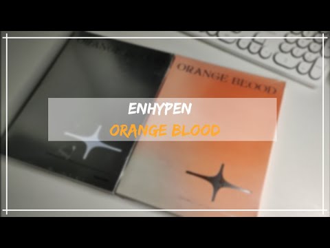 Видео: распаковка k-pop 💟 enhypen orange blood