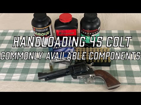 Видео: 45 Colt Ручная зарядка, более доступные компоненты?